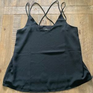 Cotton On Slinky & Strapy Black Tank